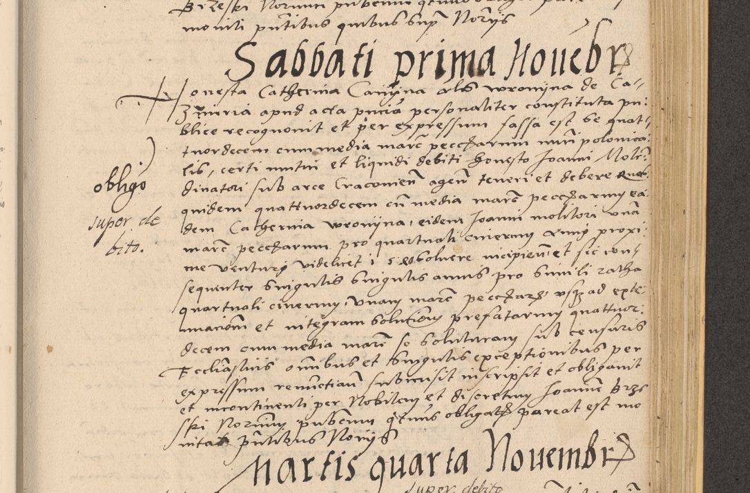 Zdjęcie nr 825 dla obiektu archiwalnego: Acta actorum coram reverendo patre domino Nicolao Bedlenski scholastico vicarioque in spiritualibus gernerali Cracoviensi ad annum Domini millesimum quingentesimum tricesimum septimum, cuius indicio est decima, pontificatus sanctissimi in Christo patris et domini nostri domini Pauli divina providencia papr tercii, anno tercio, feliciter continuantur