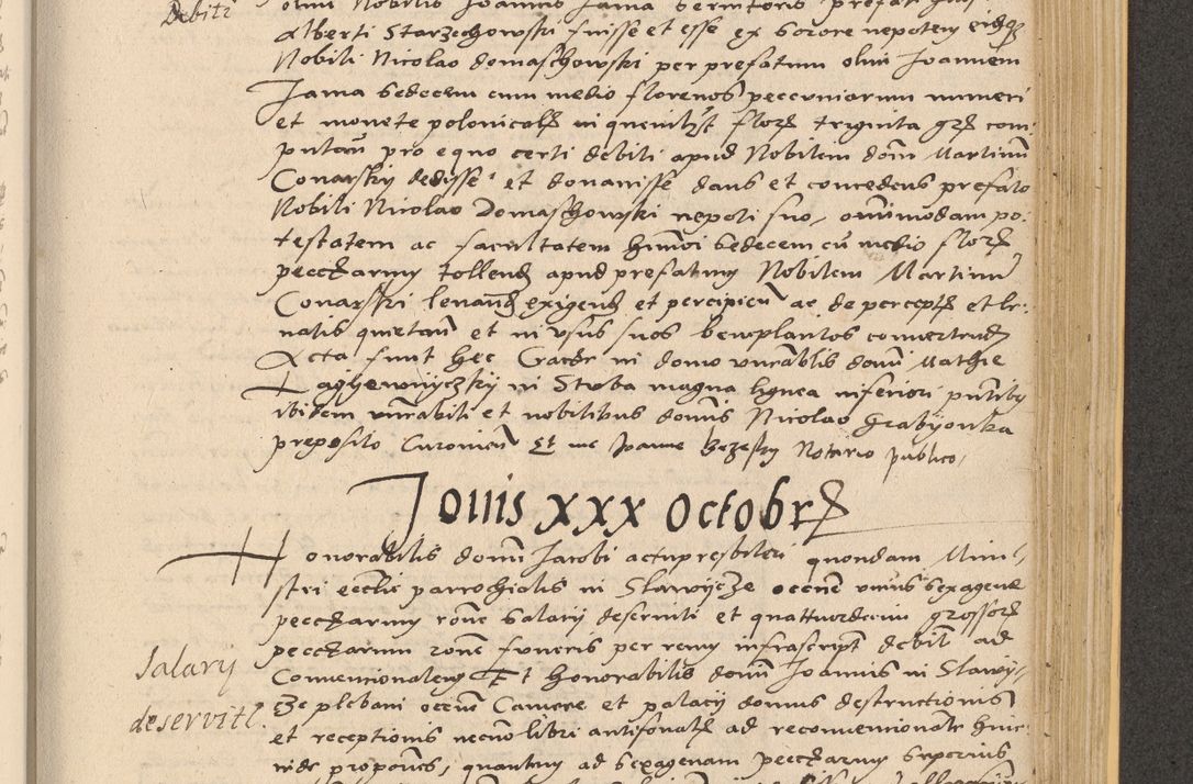 Zdjęcie nr 823 dla obiektu archiwalnego: Acta actorum coram reverendo patre domino Nicolao Bedlenski scholastico vicarioque in spiritualibus gernerali Cracoviensi ad annum Domini millesimum quingentesimum tricesimum septimum, cuius indicio est decima, pontificatus sanctissimi in Christo patris et domini nostri domini Pauli divina providencia papr tercii, anno tercio, feliciter continuantur