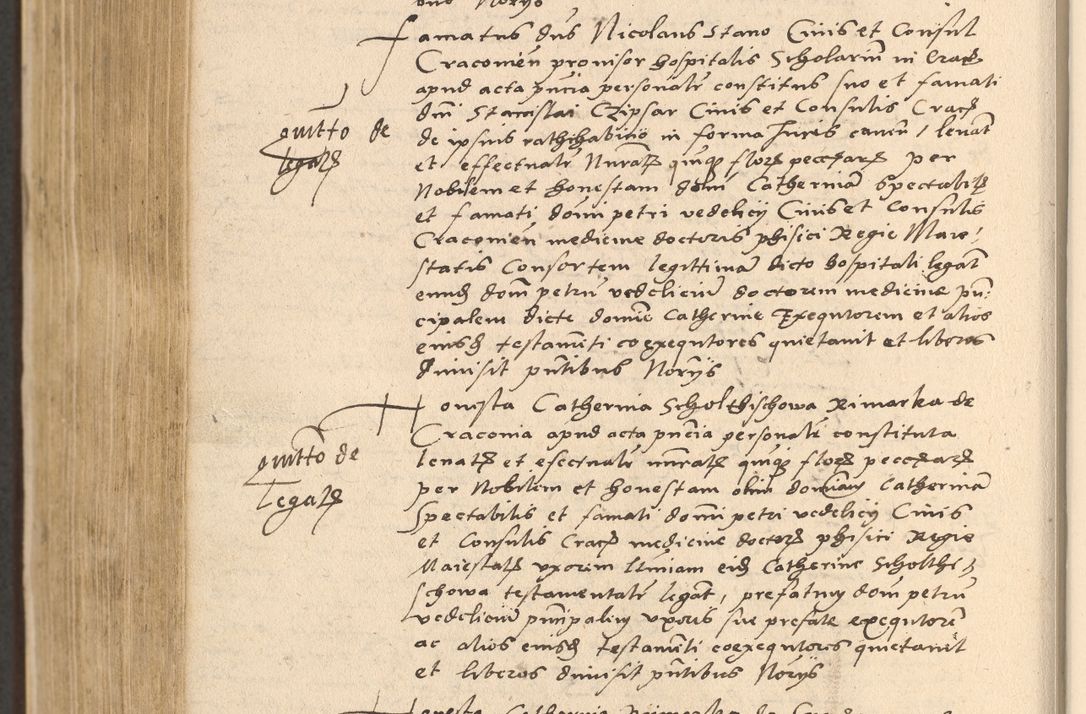Zdjęcie nr 822 dla obiektu archiwalnego: Acta actorum coram reverendo patre domino Nicolao Bedlenski scholastico vicarioque in spiritualibus gernerali Cracoviensi ad annum Domini millesimum quingentesimum tricesimum septimum, cuius indicio est decima, pontificatus sanctissimi in Christo patris et domini nostri domini Pauli divina providencia papr tercii, anno tercio, feliciter continuantur