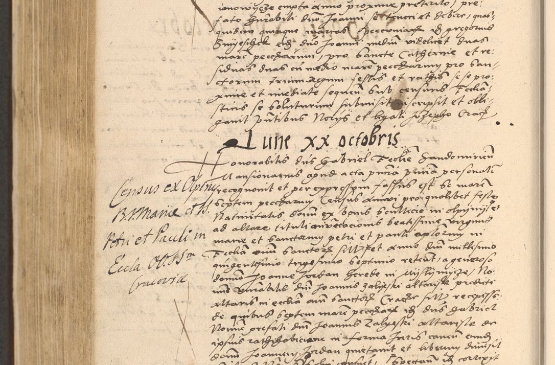 Zdjęcie nr 818 dla obiektu archiwalnego: Acta actorum coram reverendo patre domino Nicolao Bedlenski scholastico vicarioque in spiritualibus gernerali Cracoviensi ad annum Domini millesimum quingentesimum tricesimum septimum, cuius indicio est decima, pontificatus sanctissimi in Christo patris et domini nostri domini Pauli divina providencia papr tercii, anno tercio, feliciter continuantur