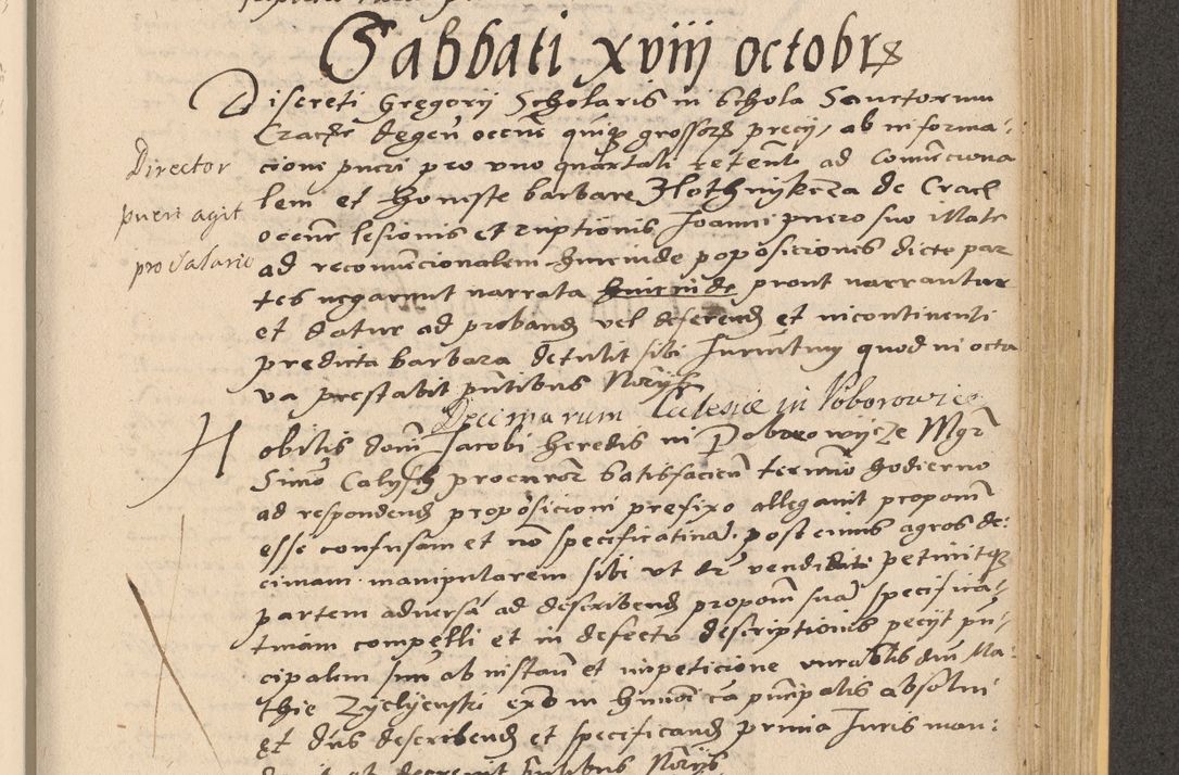 Zdjęcie nr 817 dla obiektu archiwalnego: Acta actorum coram reverendo patre domino Nicolao Bedlenski scholastico vicarioque in spiritualibus gernerali Cracoviensi ad annum Domini millesimum quingentesimum tricesimum septimum, cuius indicio est decima, pontificatus sanctissimi in Christo patris et domini nostri domini Pauli divina providencia papr tercii, anno tercio, feliciter continuantur
