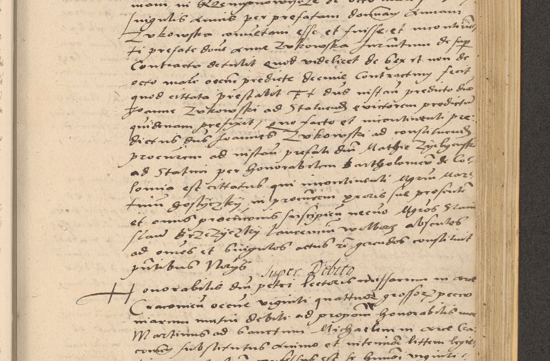 Zdjęcie nr 813 dla obiektu archiwalnego: Acta actorum coram reverendo patre domino Nicolao Bedlenski scholastico vicarioque in spiritualibus gernerali Cracoviensi ad annum Domini millesimum quingentesimum tricesimum septimum, cuius indicio est decima, pontificatus sanctissimi in Christo patris et domini nostri domini Pauli divina providencia papr tercii, anno tercio, feliciter continuantur