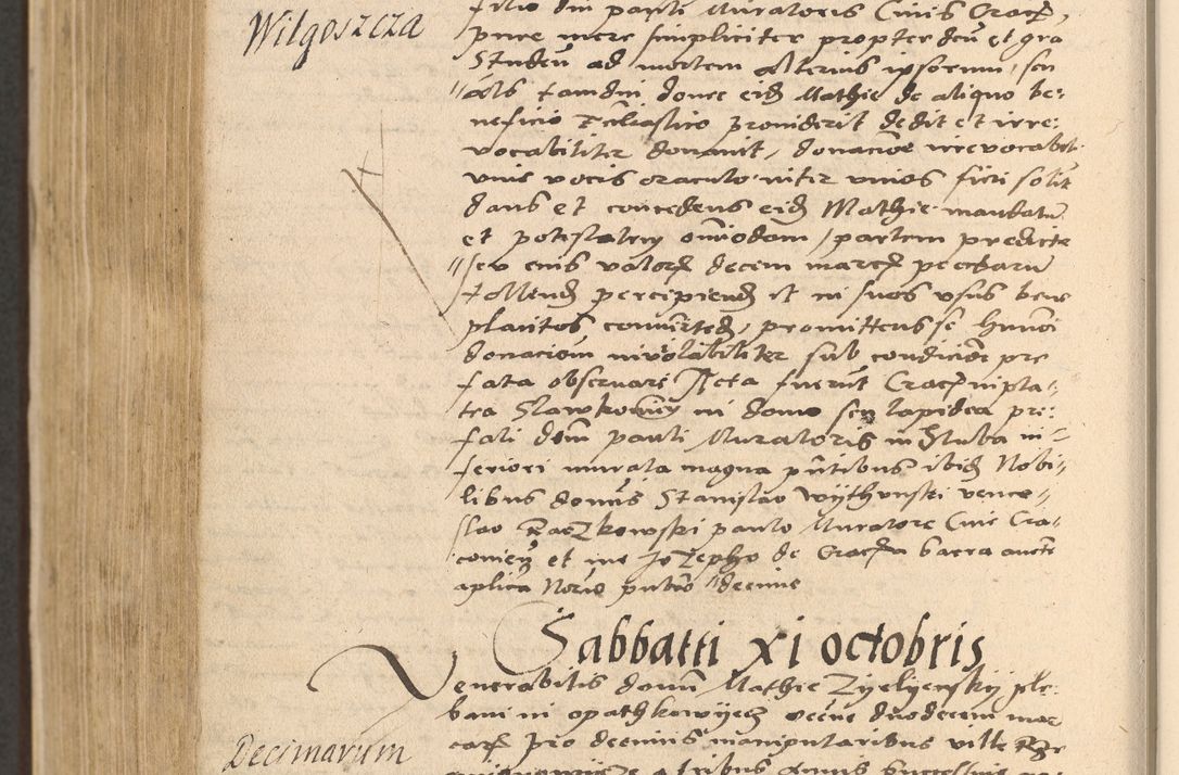 Zdjęcie nr 812 dla obiektu archiwalnego: Acta actorum coram reverendo patre domino Nicolao Bedlenski scholastico vicarioque in spiritualibus gernerali Cracoviensi ad annum Domini millesimum quingentesimum tricesimum septimum, cuius indicio est decima, pontificatus sanctissimi in Christo patris et domini nostri domini Pauli divina providencia papr tercii, anno tercio, feliciter continuantur