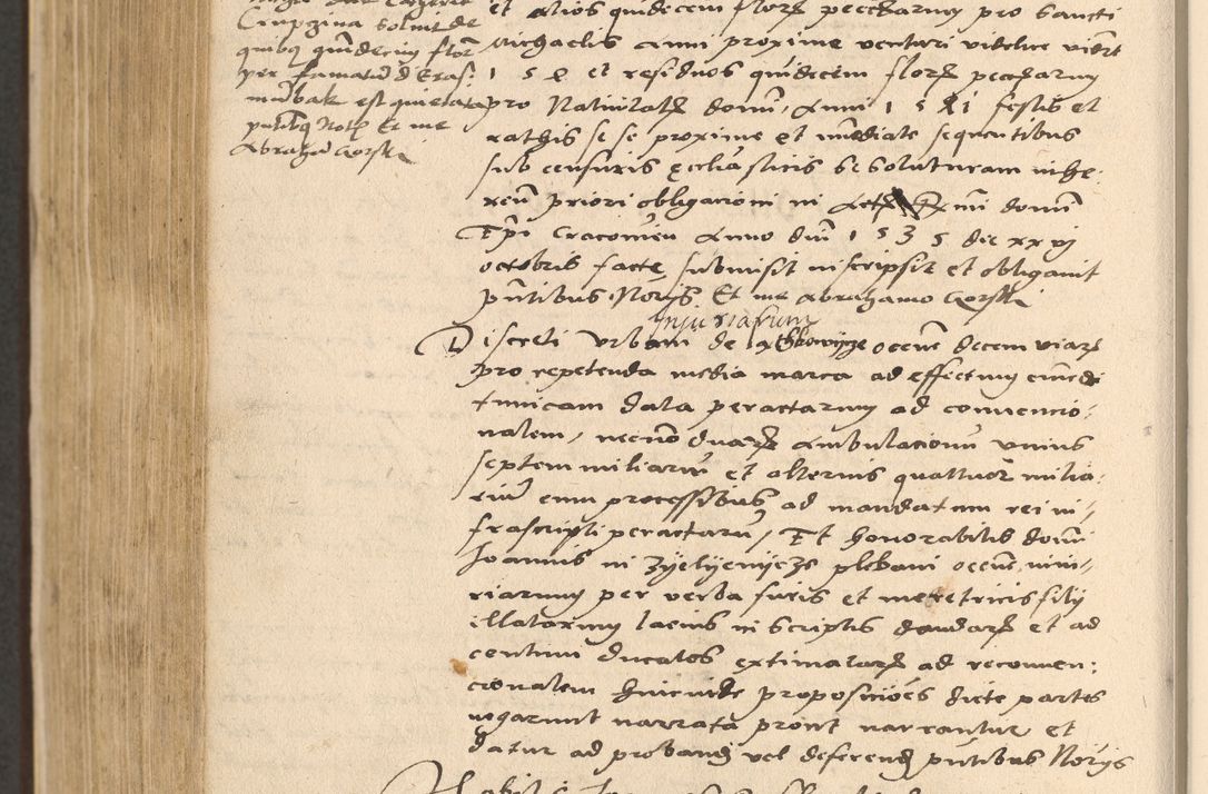 Zdjęcie nr 810 dla obiektu archiwalnego: Acta actorum coram reverendo patre domino Nicolao Bedlenski scholastico vicarioque in spiritualibus gernerali Cracoviensi ad annum Domini millesimum quingentesimum tricesimum septimum, cuius indicio est decima, pontificatus sanctissimi in Christo patris et domini nostri domini Pauli divina providencia papr tercii, anno tercio, feliciter continuantur