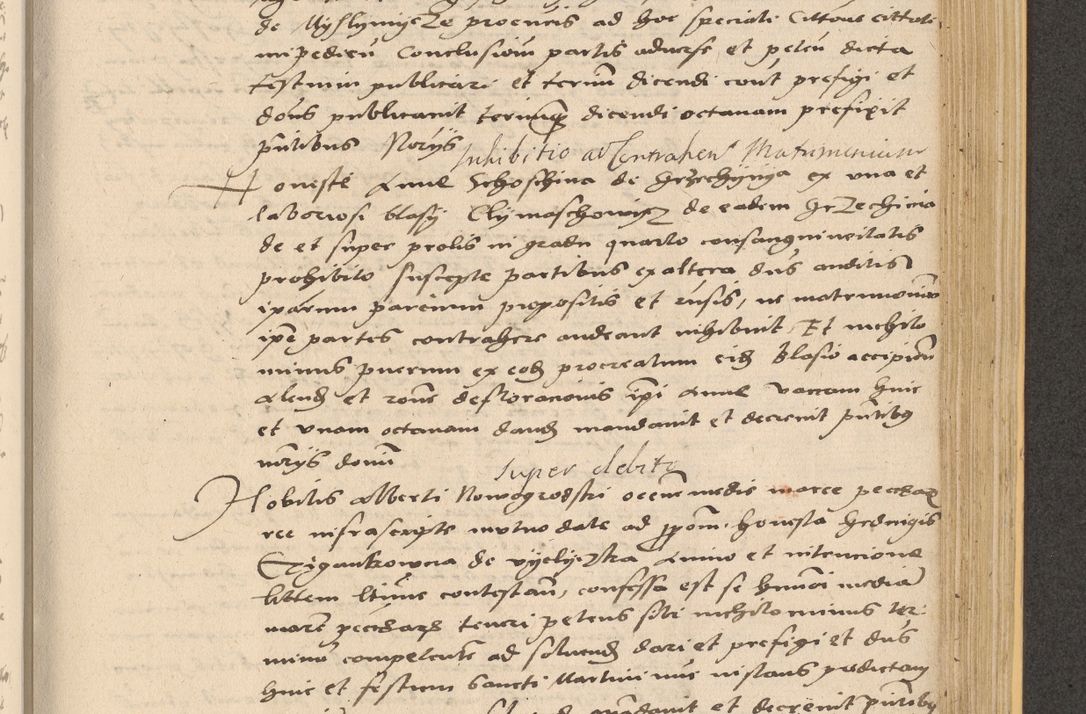 Zdjęcie nr 807 dla obiektu archiwalnego: Acta actorum coram reverendo patre domino Nicolao Bedlenski scholastico vicarioque in spiritualibus gernerali Cracoviensi ad annum Domini millesimum quingentesimum tricesimum septimum, cuius indicio est decima, pontificatus sanctissimi in Christo patris et domini nostri domini Pauli divina providencia papr tercii, anno tercio, feliciter continuantur