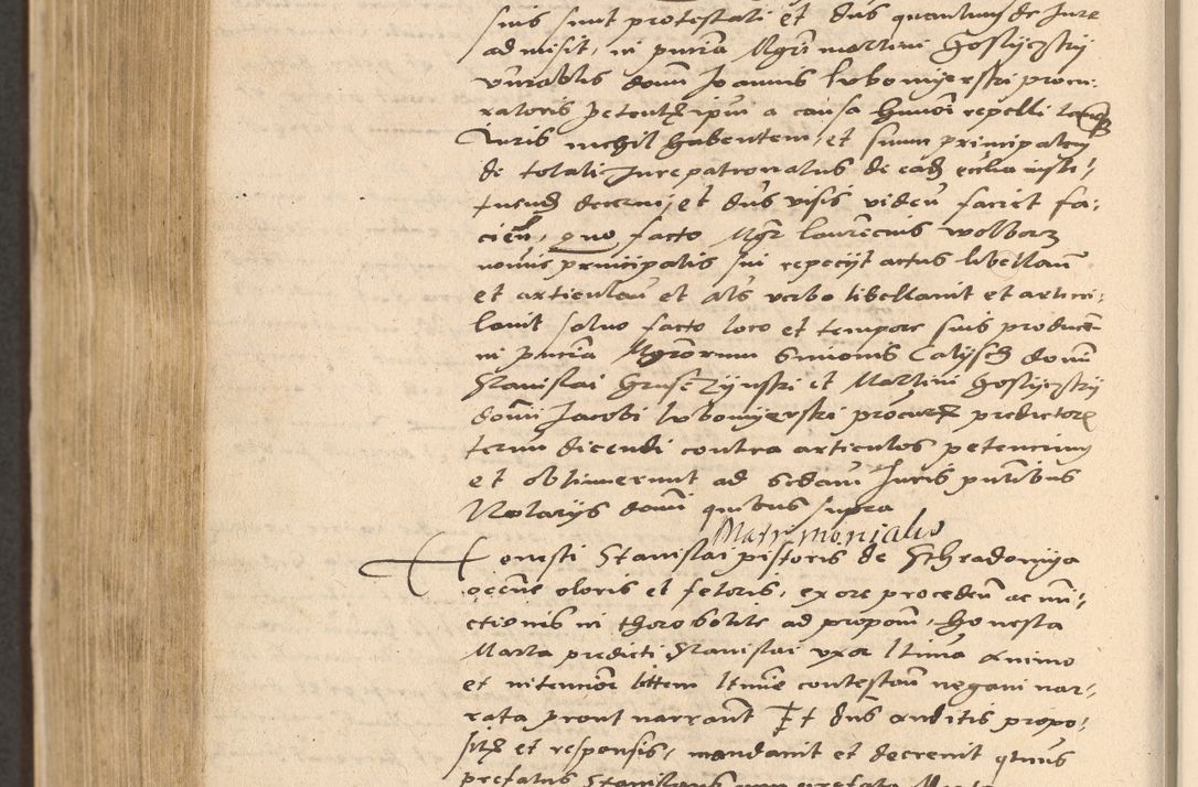 Zdjęcie nr 808 dla obiektu archiwalnego: Acta actorum coram reverendo patre domino Nicolao Bedlenski scholastico vicarioque in spiritualibus gernerali Cracoviensi ad annum Domini millesimum quingentesimum tricesimum septimum, cuius indicio est decima, pontificatus sanctissimi in Christo patris et domini nostri domini Pauli divina providencia papr tercii, anno tercio, feliciter continuantur