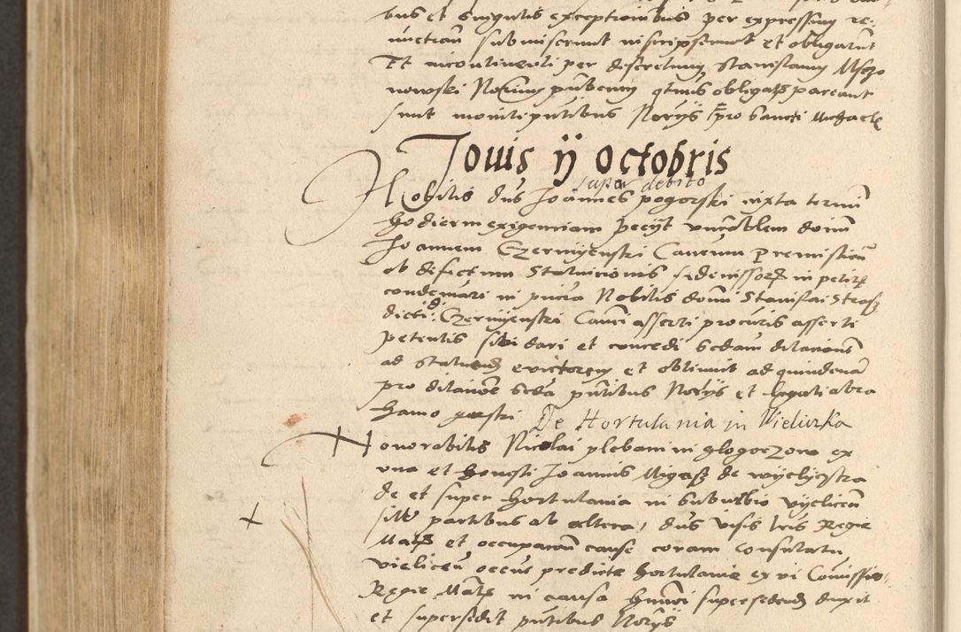 Zdjęcie nr 806 dla obiektu archiwalnego: Acta actorum coram reverendo patre domino Nicolao Bedlenski scholastico vicarioque in spiritualibus gernerali Cracoviensi ad annum Domini millesimum quingentesimum tricesimum septimum, cuius indicio est decima, pontificatus sanctissimi in Christo patris et domini nostri domini Pauli divina providencia papr tercii, anno tercio, feliciter continuantur