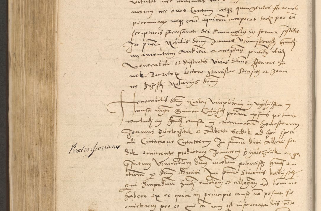 Zdjęcie nr 804 dla obiektu archiwalnego: Acta actorum coram reverendo patre domino Nicolao Bedlenski scholastico vicarioque in spiritualibus gernerali Cracoviensi ad annum Domini millesimum quingentesimum tricesimum septimum, cuius indicio est decima, pontificatus sanctissimi in Christo patris et domini nostri domini Pauli divina providencia papr tercii, anno tercio, feliciter continuantur