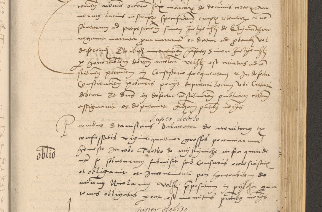 Zdjęcie nr 805 dla obiektu archiwalnego: Acta actorum coram reverendo patre domino Nicolao Bedlenski scholastico vicarioque in spiritualibus gernerali Cracoviensi ad annum Domini millesimum quingentesimum tricesimum septimum, cuius indicio est decima, pontificatus sanctissimi in Christo patris et domini nostri domini Pauli divina providencia papr tercii, anno tercio, feliciter continuantur