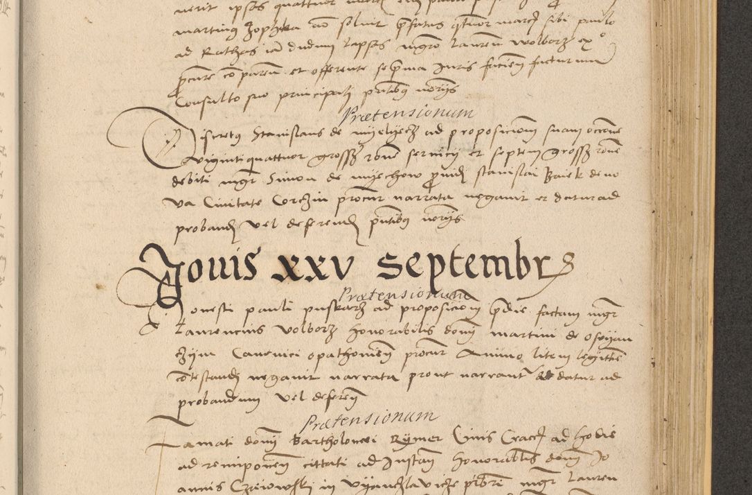 Zdjęcie nr 801 dla obiektu archiwalnego: Acta actorum coram reverendo patre domino Nicolao Bedlenski scholastico vicarioque in spiritualibus gernerali Cracoviensi ad annum Domini millesimum quingentesimum tricesimum septimum, cuius indicio est decima, pontificatus sanctissimi in Christo patris et domini nostri domini Pauli divina providencia papr tercii, anno tercio, feliciter continuantur