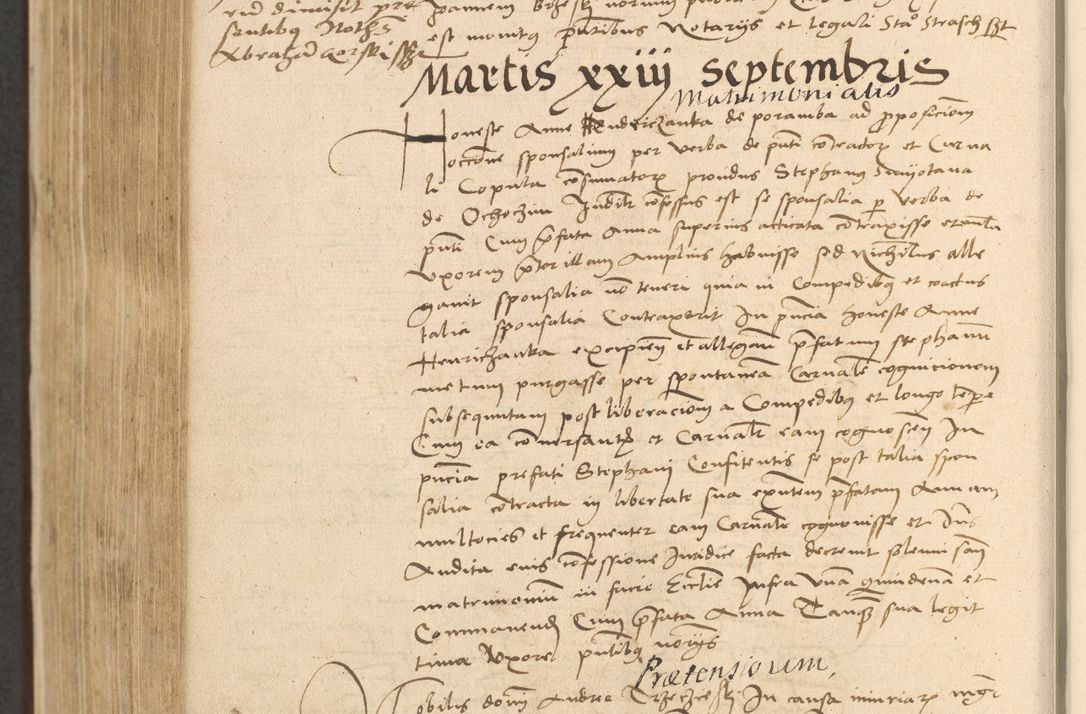 Zdjęcie nr 800 dla obiektu archiwalnego: Acta actorum coram reverendo patre domino Nicolao Bedlenski scholastico vicarioque in spiritualibus gernerali Cracoviensi ad annum Domini millesimum quingentesimum tricesimum septimum, cuius indicio est decima, pontificatus sanctissimi in Christo patris et domini nostri domini Pauli divina providencia papr tercii, anno tercio, feliciter continuantur