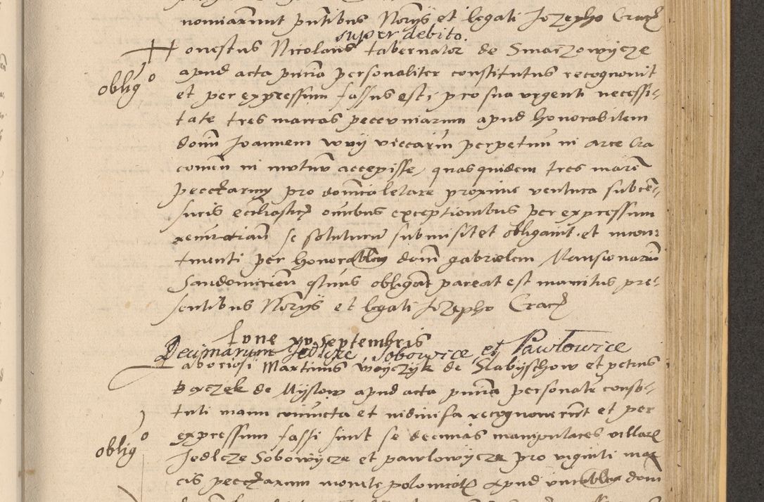 Zdjęcie nr 791 dla obiektu archiwalnego: Acta actorum coram reverendo patre domino Nicolao Bedlenski scholastico vicarioque in spiritualibus gernerali Cracoviensi ad annum Domini millesimum quingentesimum tricesimum septimum, cuius indicio est decima, pontificatus sanctissimi in Christo patris et domini nostri domini Pauli divina providencia papr tercii, anno tercio, feliciter continuantur