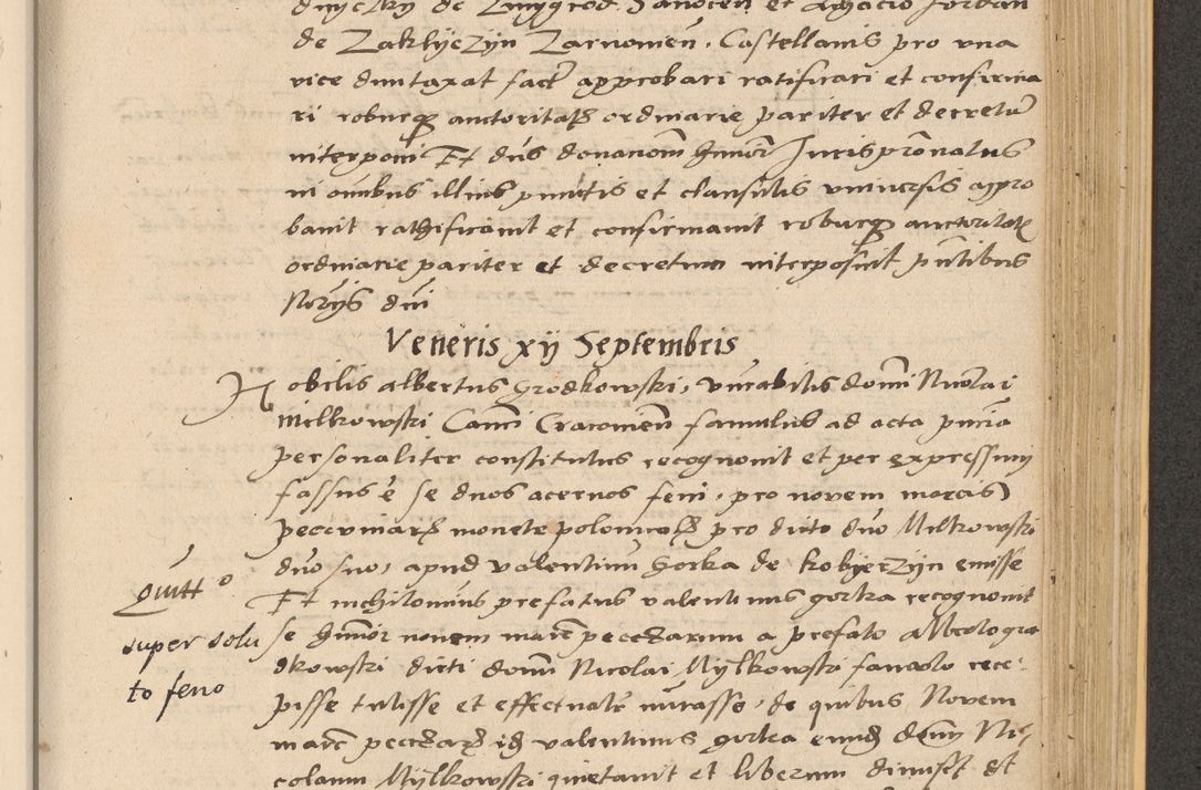 Zdjęcie nr 789 dla obiektu archiwalnego: Acta actorum coram reverendo patre domino Nicolao Bedlenski scholastico vicarioque in spiritualibus gernerali Cracoviensi ad annum Domini millesimum quingentesimum tricesimum septimum, cuius indicio est decima, pontificatus sanctissimi in Christo patris et domini nostri domini Pauli divina providencia papr tercii, anno tercio, feliciter continuantur