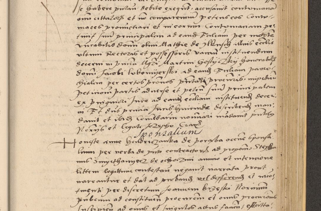 Zdjęcie nr 787 dla obiektu archiwalnego: Acta actorum coram reverendo patre domino Nicolao Bedlenski scholastico vicarioque in spiritualibus gernerali Cracoviensi ad annum Domini millesimum quingentesimum tricesimum septimum, cuius indicio est decima, pontificatus sanctissimi in Christo patris et domini nostri domini Pauli divina providencia papr tercii, anno tercio, feliciter continuantur