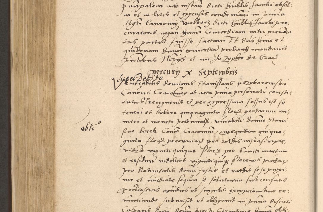 Zdjęcie nr 786 dla obiektu archiwalnego: Acta actorum coram reverendo patre domino Nicolao Bedlenski scholastico vicarioque in spiritualibus gernerali Cracoviensi ad annum Domini millesimum quingentesimum tricesimum septimum, cuius indicio est decima, pontificatus sanctissimi in Christo patris et domini nostri domini Pauli divina providencia papr tercii, anno tercio, feliciter continuantur