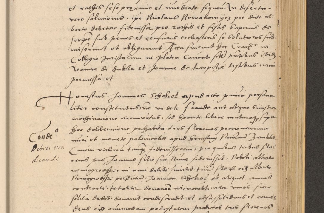 Zdjęcie nr 771 dla obiektu archiwalnego: Acta actorum coram reverendo patre domino Nicolao Bedlenski scholastico vicarioque in spiritualibus gernerali Cracoviensi ad annum Domini millesimum quingentesimum tricesimum septimum, cuius indicio est decima, pontificatus sanctissimi in Christo patris et domini nostri domini Pauli divina providencia papr tercii, anno tercio, feliciter continuantur