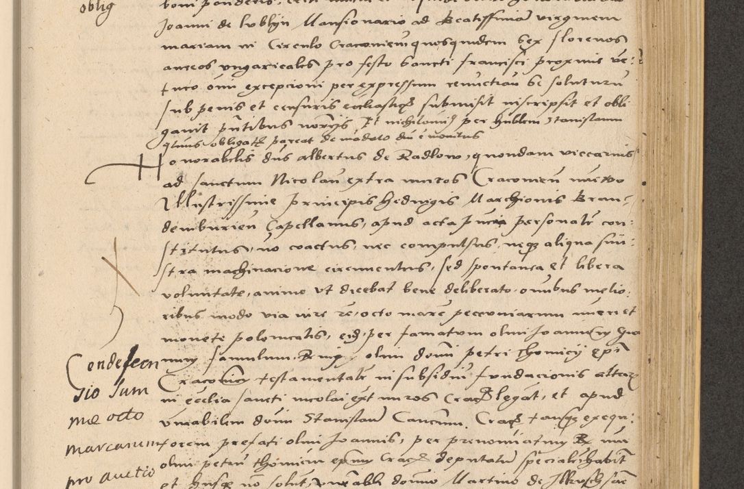 Zdjęcie nr 769 dla obiektu archiwalnego: Acta actorum coram reverendo patre domino Nicolao Bedlenski scholastico vicarioque in spiritualibus gernerali Cracoviensi ad annum Domini millesimum quingentesimum tricesimum septimum, cuius indicio est decima, pontificatus sanctissimi in Christo patris et domini nostri domini Pauli divina providencia papr tercii, anno tercio, feliciter continuantur