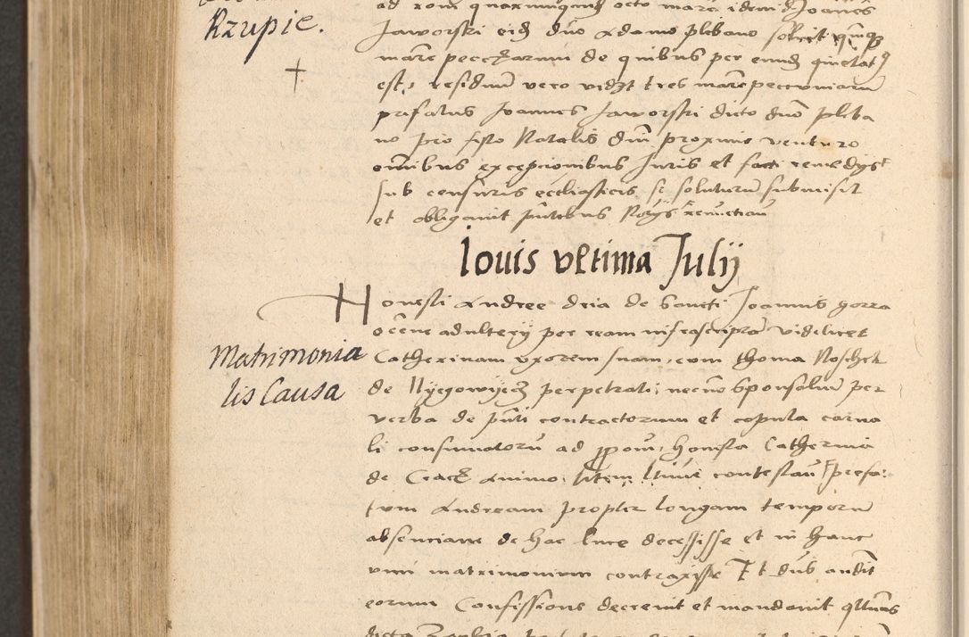 Zdjęcie nr 762 dla obiektu archiwalnego: Acta actorum coram reverendo patre domino Nicolao Bedlenski scholastico vicarioque in spiritualibus gernerali Cracoviensi ad annum Domini millesimum quingentesimum tricesimum septimum, cuius indicio est decima, pontificatus sanctissimi in Christo patris et domini nostri domini Pauli divina providencia papr tercii, anno tercio, feliciter continuantur