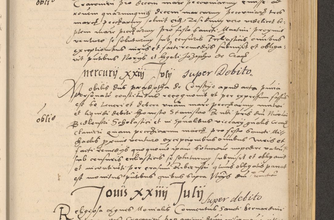 Zdjęcie nr 759 dla obiektu archiwalnego: Acta actorum coram reverendo patre domino Nicolao Bedlenski scholastico vicarioque in spiritualibus gernerali Cracoviensi ad annum Domini millesimum quingentesimum tricesimum septimum, cuius indicio est decima, pontificatus sanctissimi in Christo patris et domini nostri domini Pauli divina providencia papr tercii, anno tercio, feliciter continuantur