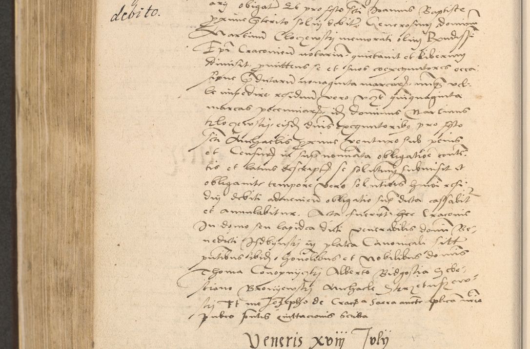 Zdjęcie nr 756 dla obiektu archiwalnego: Acta actorum coram reverendo patre domino Nicolao Bedlenski scholastico vicarioque in spiritualibus gernerali Cracoviensi ad annum Domini millesimum quingentesimum tricesimum septimum, cuius indicio est decima, pontificatus sanctissimi in Christo patris et domini nostri domini Pauli divina providencia papr tercii, anno tercio, feliciter continuantur
