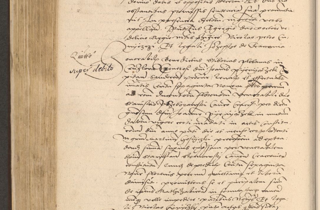 Zdjęcie nr 754 dla obiektu archiwalnego: Acta actorum coram reverendo patre domino Nicolao Bedlenski scholastico vicarioque in spiritualibus gernerali Cracoviensi ad annum Domini millesimum quingentesimum tricesimum septimum, cuius indicio est decima, pontificatus sanctissimi in Christo patris et domini nostri domini Pauli divina providencia papr tercii, anno tercio, feliciter continuantur