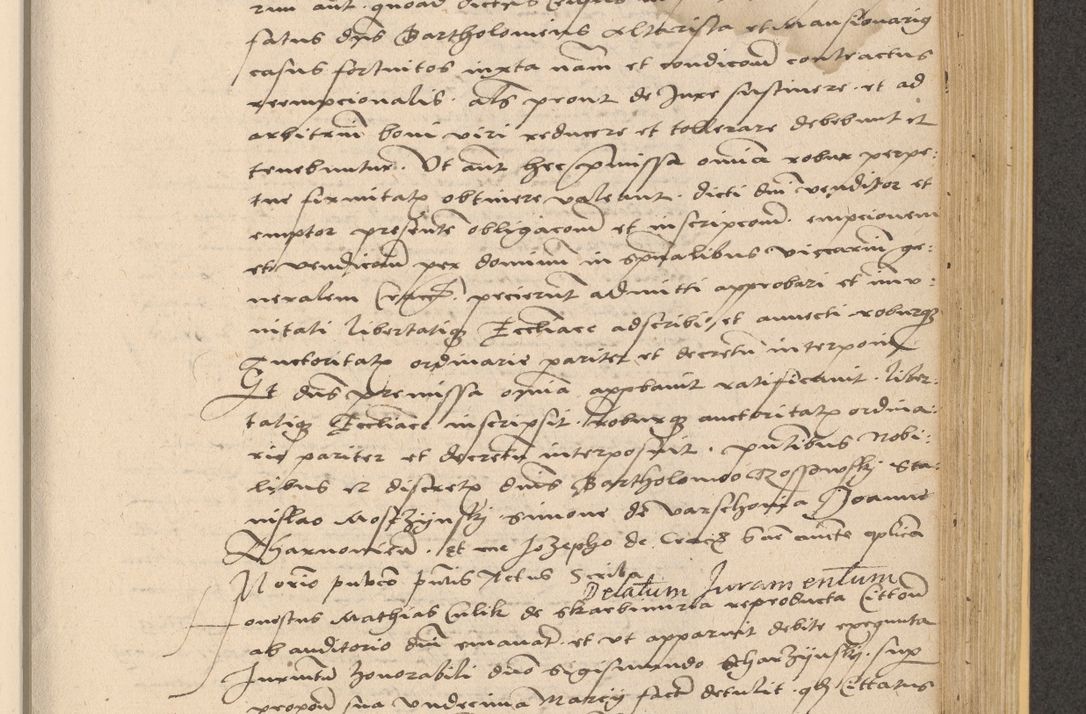 Zdjęcie nr 747 dla obiektu archiwalnego: Acta actorum coram reverendo patre domino Nicolao Bedlenski scholastico vicarioque in spiritualibus gernerali Cracoviensi ad annum Domini millesimum quingentesimum tricesimum septimum, cuius indicio est decima, pontificatus sanctissimi in Christo patris et domini nostri domini Pauli divina providencia papr tercii, anno tercio, feliciter continuantur