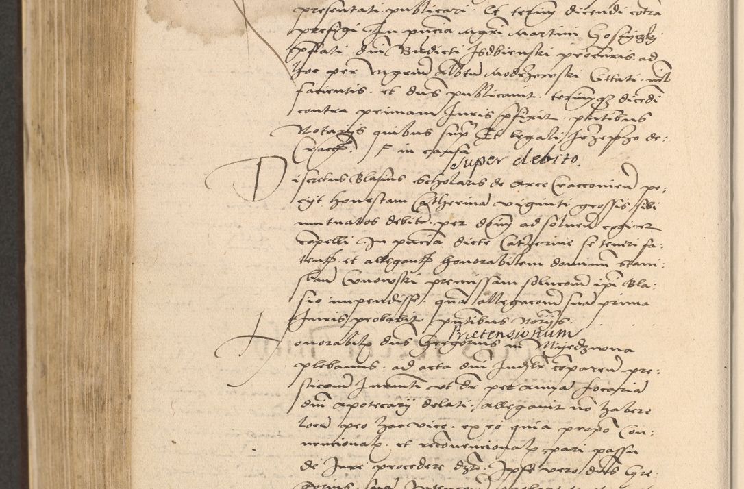 Zdjęcie nr 740 dla obiektu archiwalnego: Acta actorum coram reverendo patre domino Nicolao Bedlenski scholastico vicarioque in spiritualibus gernerali Cracoviensi ad annum Domini millesimum quingentesimum tricesimum septimum, cuius indicio est decima, pontificatus sanctissimi in Christo patris et domini nostri domini Pauli divina providencia papr tercii, anno tercio, feliciter continuantur