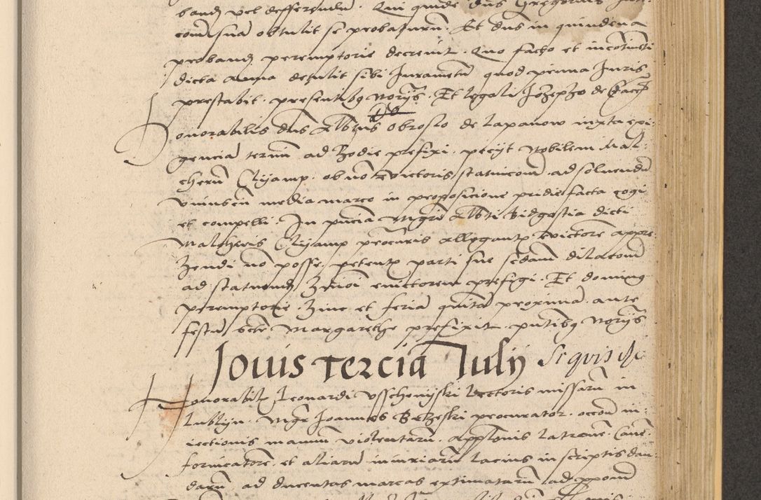 Zdjęcie nr 739 dla obiektu archiwalnego: Acta actorum coram reverendo patre domino Nicolao Bedlenski scholastico vicarioque in spiritualibus gernerali Cracoviensi ad annum Domini millesimum quingentesimum tricesimum septimum, cuius indicio est decima, pontificatus sanctissimi in Christo patris et domini nostri domini Pauli divina providencia papr tercii, anno tercio, feliciter continuantur