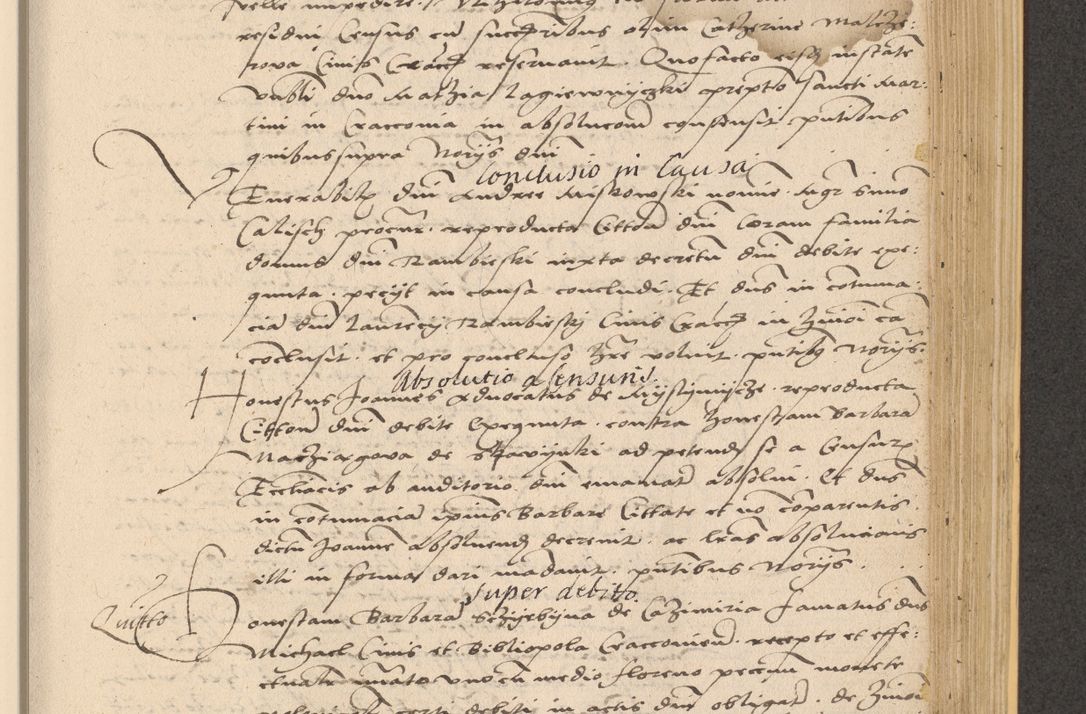 Zdjęcie nr 737 dla obiektu archiwalnego: Acta actorum coram reverendo patre domino Nicolao Bedlenski scholastico vicarioque in spiritualibus gernerali Cracoviensi ad annum Domini millesimum quingentesimum tricesimum septimum, cuius indicio est decima, pontificatus sanctissimi in Christo patris et domini nostri domini Pauli divina providencia papr tercii, anno tercio, feliciter continuantur