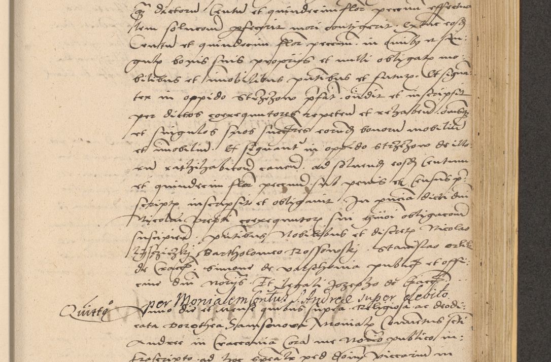 Zdjęcie nr 733 dla obiektu archiwalnego: Acta actorum coram reverendo patre domino Nicolao Bedlenski scholastico vicarioque in spiritualibus gernerali Cracoviensi ad annum Domini millesimum quingentesimum tricesimum septimum, cuius indicio est decima, pontificatus sanctissimi in Christo patris et domini nostri domini Pauli divina providencia papr tercii, anno tercio, feliciter continuantur