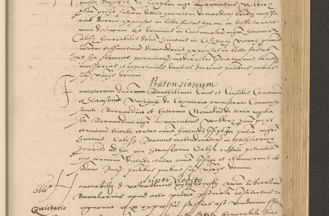 Zdjęcie nr 731 dla obiektu archiwalnego: Acta actorum coram reverendo patre domino Nicolao Bedlenski scholastico vicarioque in spiritualibus gernerali Cracoviensi ad annum Domini millesimum quingentesimum tricesimum septimum, cuius indicio est decima, pontificatus sanctissimi in Christo patris et domini nostri domini Pauli divina providencia papr tercii, anno tercio, feliciter continuantur