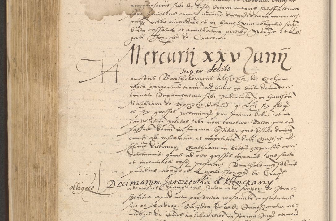 Zdjęcie nr 728 dla obiektu archiwalnego: Acta actorum coram reverendo patre domino Nicolao Bedlenski scholastico vicarioque in spiritualibus gernerali Cracoviensi ad annum Domini millesimum quingentesimum tricesimum septimum, cuius indicio est decima, pontificatus sanctissimi in Christo patris et domini nostri domini Pauli divina providencia papr tercii, anno tercio, feliciter continuantur