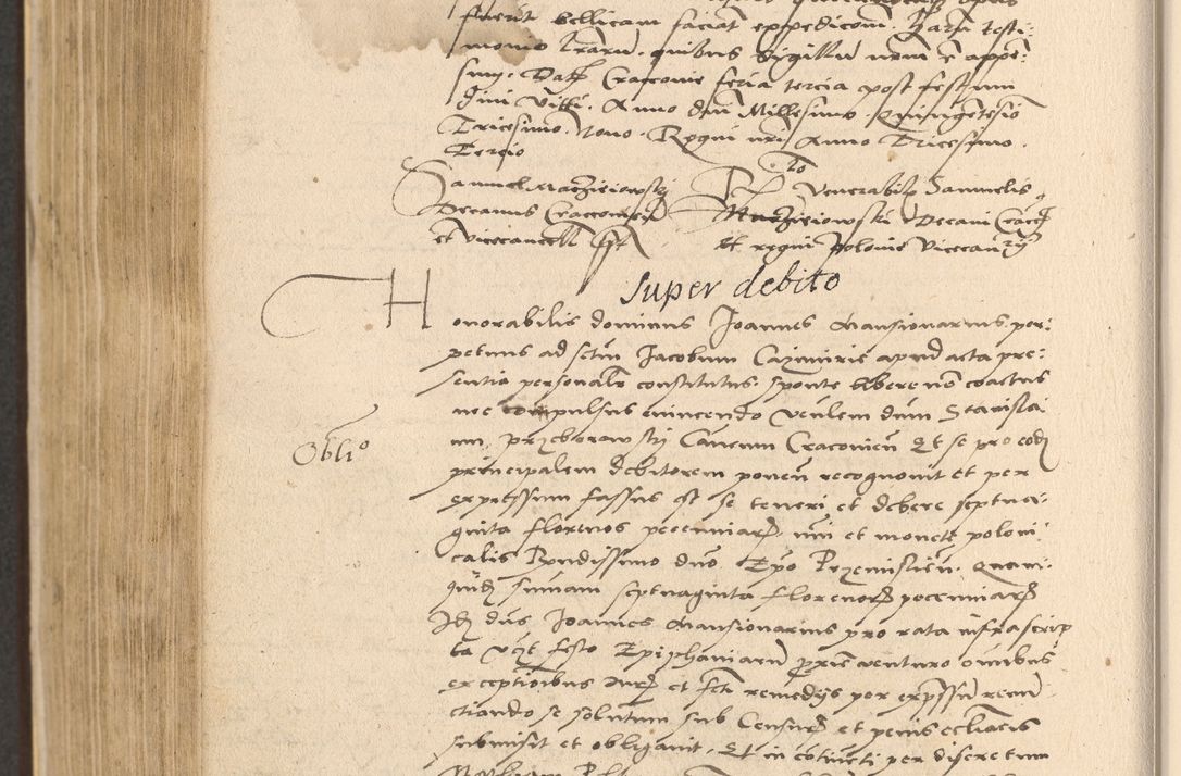 Zdjęcie nr 726 dla obiektu archiwalnego: Acta actorum coram reverendo patre domino Nicolao Bedlenski scholastico vicarioque in spiritualibus gernerali Cracoviensi ad annum Domini millesimum quingentesimum tricesimum septimum, cuius indicio est decima, pontificatus sanctissimi in Christo patris et domini nostri domini Pauli divina providencia papr tercii, anno tercio, feliciter continuantur