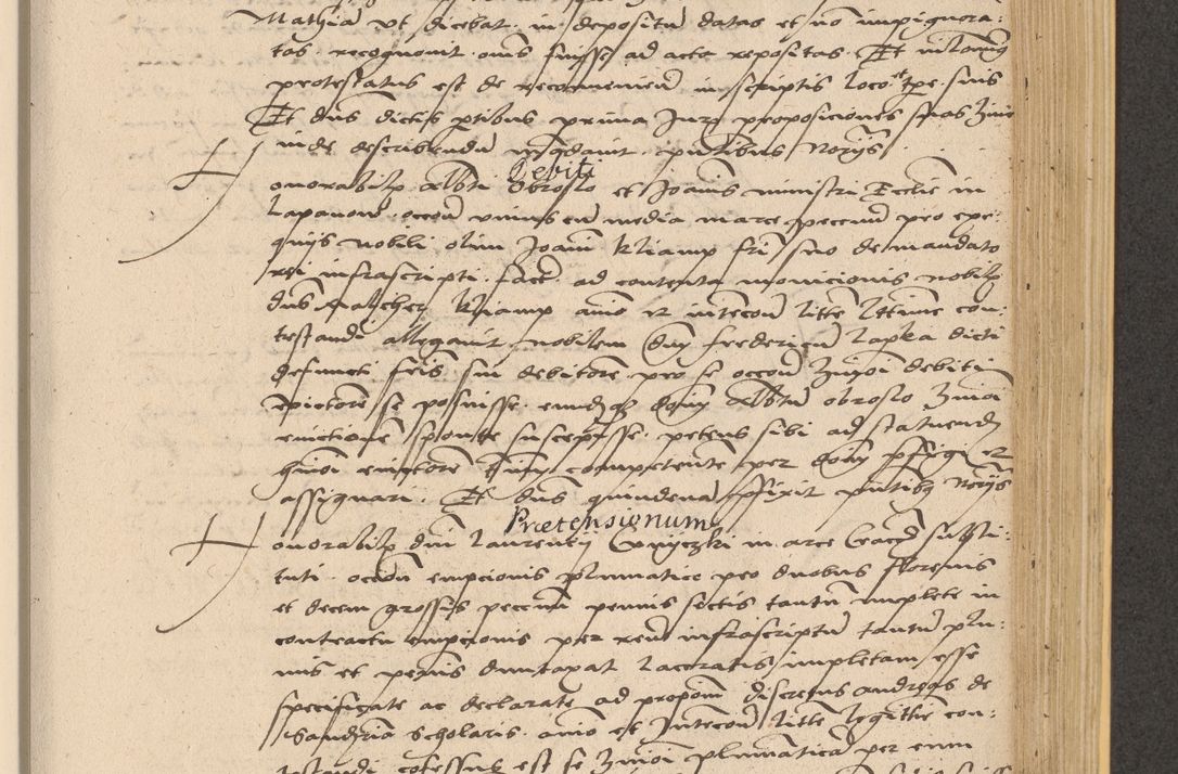 Zdjęcie nr 721 dla obiektu archiwalnego: Acta actorum coram reverendo patre domino Nicolao Bedlenski scholastico vicarioque in spiritualibus gernerali Cracoviensi ad annum Domini millesimum quingentesimum tricesimum septimum, cuius indicio est decima, pontificatus sanctissimi in Christo patris et domini nostri domini Pauli divina providencia papr tercii, anno tercio, feliciter continuantur