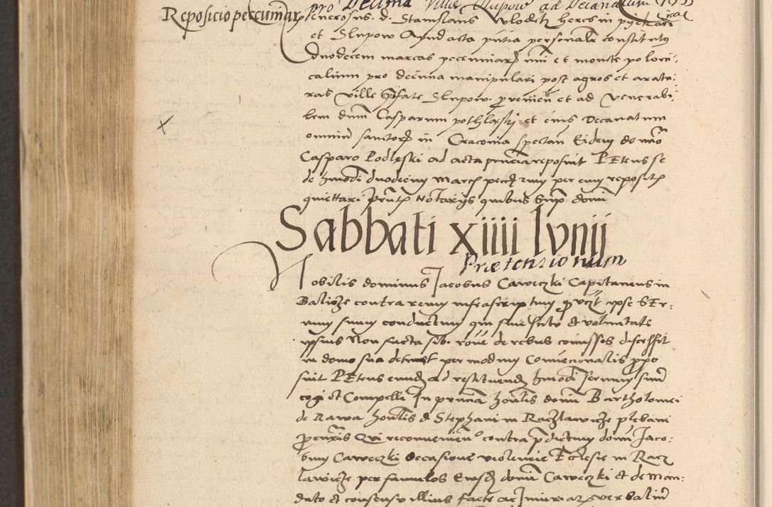 Zdjęcie nr 714 dla obiektu archiwalnego: Acta actorum coram reverendo patre domino Nicolao Bedlenski scholastico vicarioque in spiritualibus gernerali Cracoviensi ad annum Domini millesimum quingentesimum tricesimum septimum, cuius indicio est decima, pontificatus sanctissimi in Christo patris et domini nostri domini Pauli divina providencia papr tercii, anno tercio, feliciter continuantur