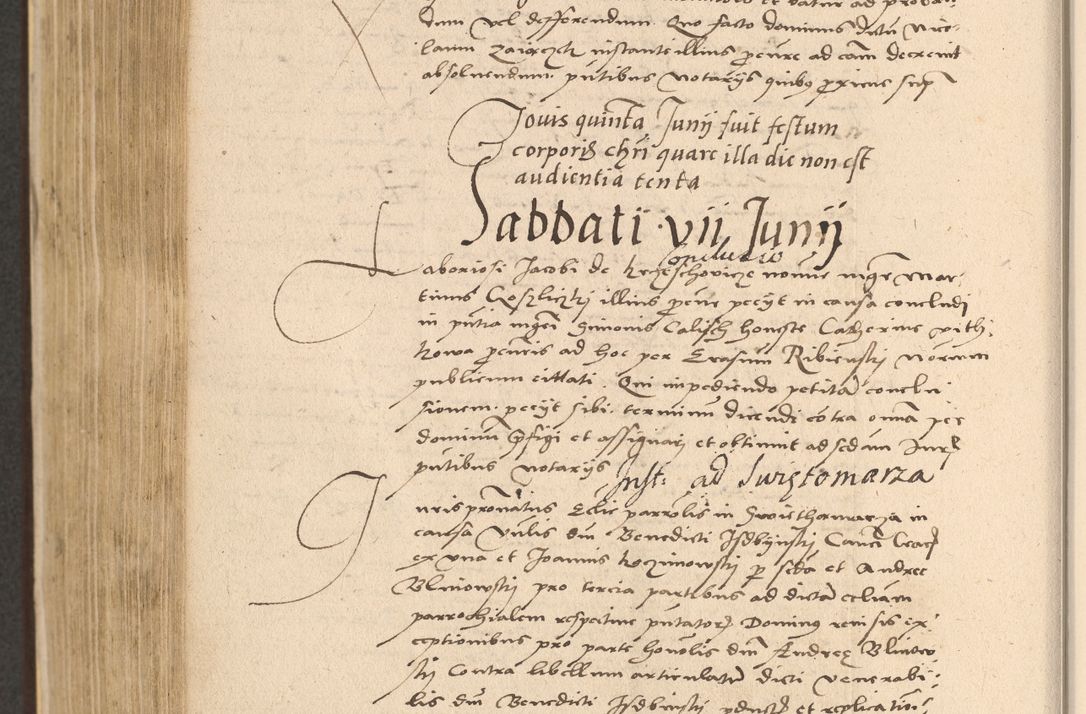 Zdjęcie nr 710 dla obiektu archiwalnego: Acta actorum coram reverendo patre domino Nicolao Bedlenski scholastico vicarioque in spiritualibus gernerali Cracoviensi ad annum Domini millesimum quingentesimum tricesimum septimum, cuius indicio est decima, pontificatus sanctissimi in Christo patris et domini nostri domini Pauli divina providencia papr tercii, anno tercio, feliciter continuantur