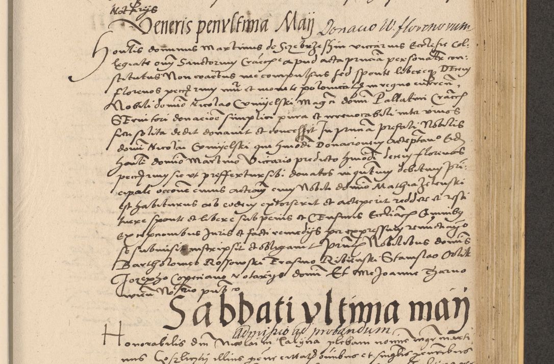 Zdjęcie nr 705 dla obiektu archiwalnego: Acta actorum coram reverendo patre domino Nicolao Bedlenski scholastico vicarioque in spiritualibus gernerali Cracoviensi ad annum Domini millesimum quingentesimum tricesimum septimum, cuius indicio est decima, pontificatus sanctissimi in Christo patris et domini nostri domini Pauli divina providencia papr tercii, anno tercio, feliciter continuantur
