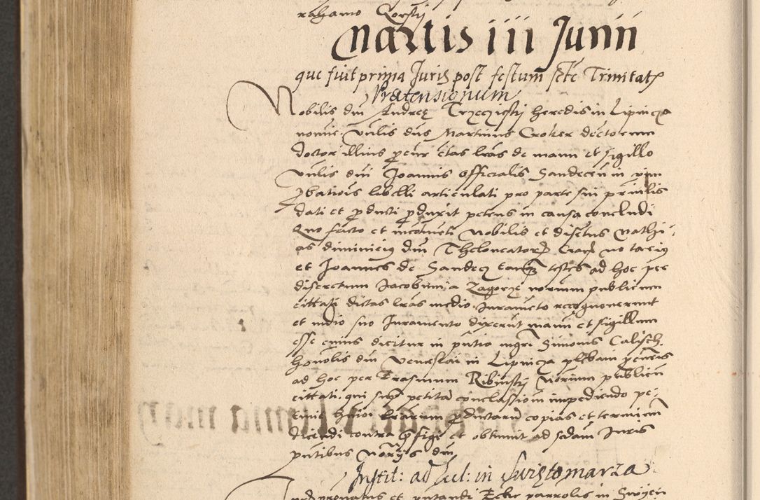 Zdjęcie nr 706 dla obiektu archiwalnego: Acta actorum coram reverendo patre domino Nicolao Bedlenski scholastico vicarioque in spiritualibus gernerali Cracoviensi ad annum Domini millesimum quingentesimum tricesimum septimum, cuius indicio est decima, pontificatus sanctissimi in Christo patris et domini nostri domini Pauli divina providencia papr tercii, anno tercio, feliciter continuantur