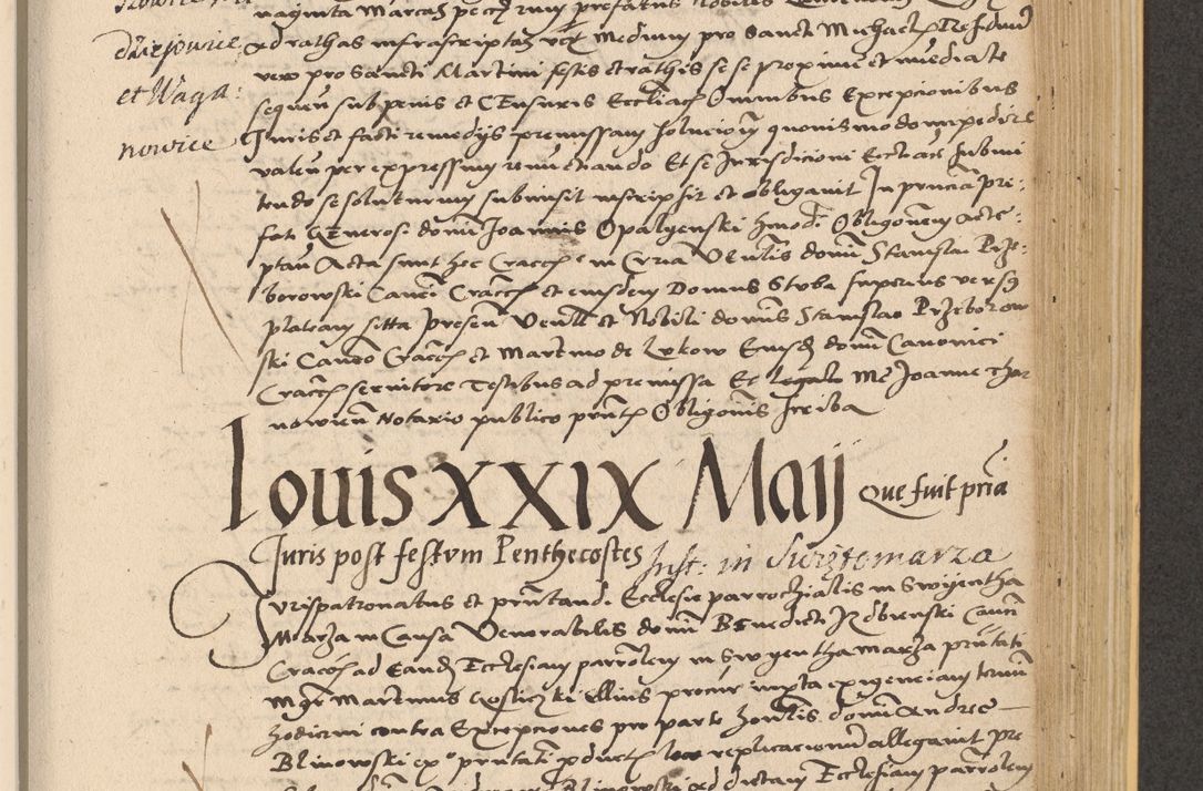 Zdjęcie nr 703 dla obiektu archiwalnego: Acta actorum coram reverendo patre domino Nicolao Bedlenski scholastico vicarioque in spiritualibus gernerali Cracoviensi ad annum Domini millesimum quingentesimum tricesimum septimum, cuius indicio est decima, pontificatus sanctissimi in Christo patris et domini nostri domini Pauli divina providencia papr tercii, anno tercio, feliciter continuantur
