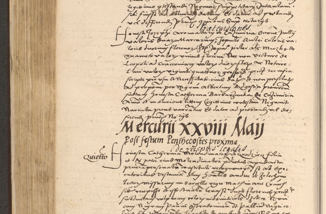 Zdjęcie nr 702 dla obiektu archiwalnego: Acta actorum coram reverendo patre domino Nicolao Bedlenski scholastico vicarioque in spiritualibus gernerali Cracoviensi ad annum Domini millesimum quingentesimum tricesimum septimum, cuius indicio est decima, pontificatus sanctissimi in Christo patris et domini nostri domini Pauli divina providencia papr tercii, anno tercio, feliciter continuantur