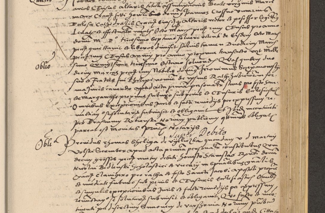 Zdjęcie nr 699 dla obiektu archiwalnego: Acta actorum coram reverendo patre domino Nicolao Bedlenski scholastico vicarioque in spiritualibus gernerali Cracoviensi ad annum Domini millesimum quingentesimum tricesimum septimum, cuius indicio est decima, pontificatus sanctissimi in Christo patris et domini nostri domini Pauli divina providencia papr tercii, anno tercio, feliciter continuantur