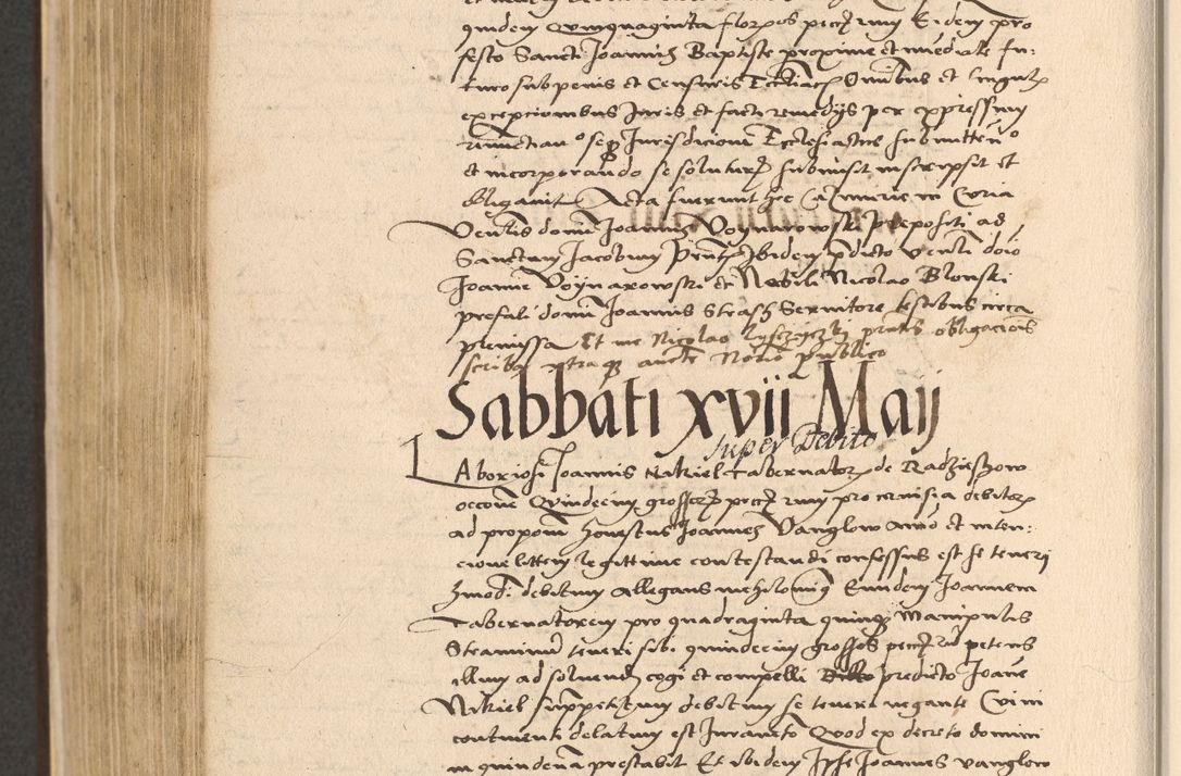 Zdjęcie nr 688 dla obiektu archiwalnego: Acta actorum coram reverendo patre domino Nicolao Bedlenski scholastico vicarioque in spiritualibus gernerali Cracoviensi ad annum Domini millesimum quingentesimum tricesimum septimum, cuius indicio est decima, pontificatus sanctissimi in Christo patris et domini nostri domini Pauli divina providencia papr tercii, anno tercio, feliciter continuantur