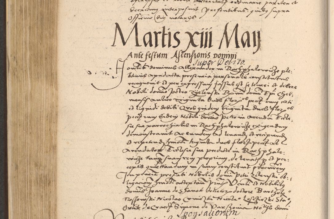 Zdjęcie nr 686 dla obiektu archiwalnego: Acta actorum coram reverendo patre domino Nicolao Bedlenski scholastico vicarioque in spiritualibus gernerali Cracoviensi ad annum Domini millesimum quingentesimum tricesimum septimum, cuius indicio est decima, pontificatus sanctissimi in Christo patris et domini nostri domini Pauli divina providencia papr tercii, anno tercio, feliciter continuantur