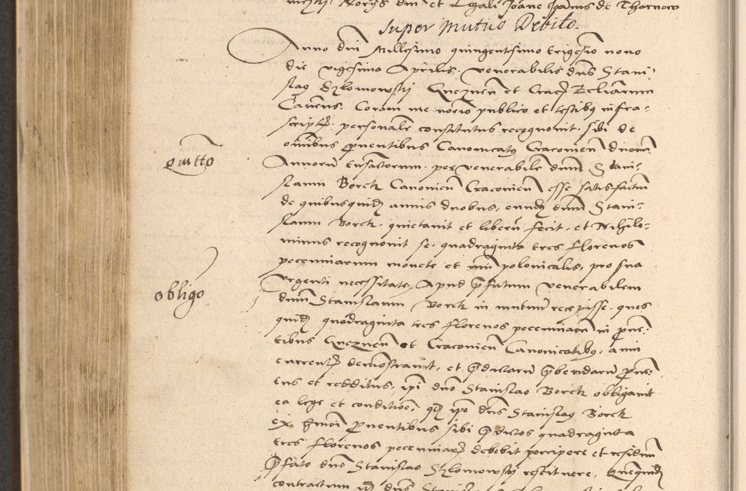 Zdjęcie nr 682 dla obiektu archiwalnego: Acta actorum coram reverendo patre domino Nicolao Bedlenski scholastico vicarioque in spiritualibus gernerali Cracoviensi ad annum Domini millesimum quingentesimum tricesimum septimum, cuius indicio est decima, pontificatus sanctissimi in Christo patris et domini nostri domini Pauli divina providencia papr tercii, anno tercio, feliciter continuantur