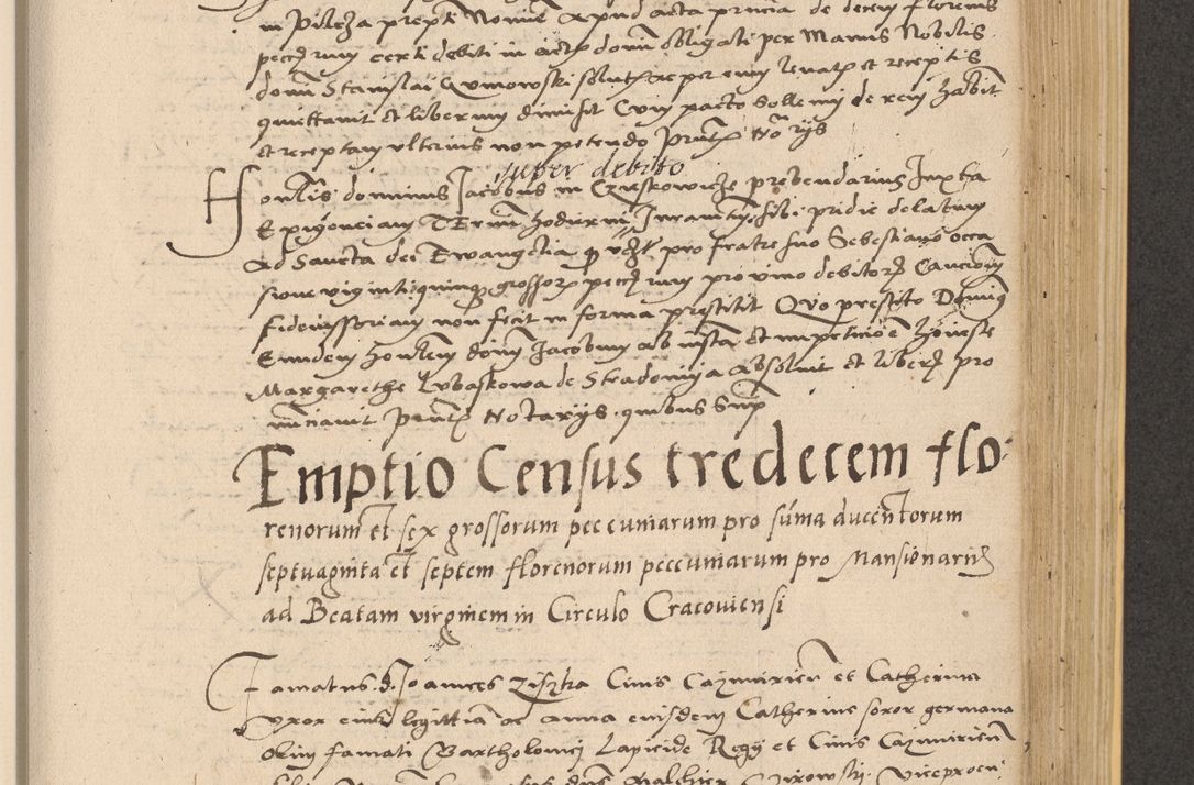 Zdjęcie nr 683 dla obiektu archiwalnego: Acta actorum coram reverendo patre domino Nicolao Bedlenski scholastico vicarioque in spiritualibus gernerali Cracoviensi ad annum Domini millesimum quingentesimum tricesimum septimum, cuius indicio est decima, pontificatus sanctissimi in Christo patris et domini nostri domini Pauli divina providencia papr tercii, anno tercio, feliciter continuantur