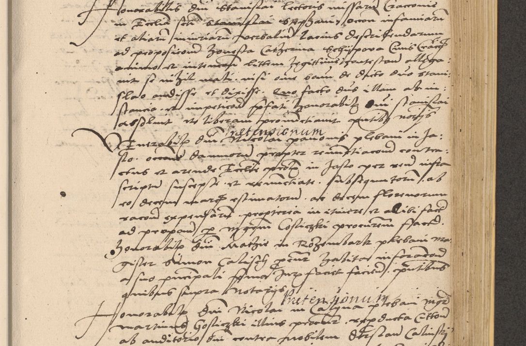 Zdjęcie nr 679 dla obiektu archiwalnego: Acta actorum coram reverendo patre domino Nicolao Bedlenski scholastico vicarioque in spiritualibus gernerali Cracoviensi ad annum Domini millesimum quingentesimum tricesimum septimum, cuius indicio est decima, pontificatus sanctissimi in Christo patris et domini nostri domini Pauli divina providencia papr tercii, anno tercio, feliciter continuantur