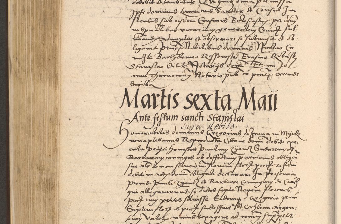 Zdjęcie nr 672 dla obiektu archiwalnego: Acta actorum coram reverendo patre domino Nicolao Bedlenski scholastico vicarioque in spiritualibus gernerali Cracoviensi ad annum Domini millesimum quingentesimum tricesimum septimum, cuius indicio est decima, pontificatus sanctissimi in Christo patris et domini nostri domini Pauli divina providencia papr tercii, anno tercio, feliciter continuantur