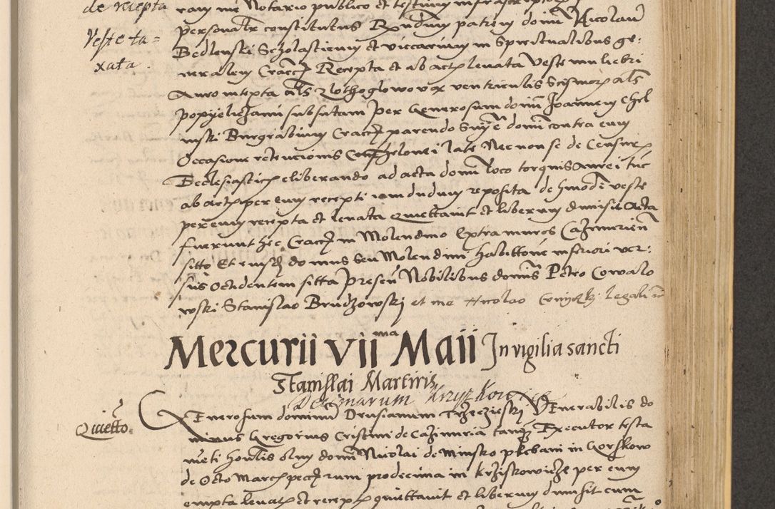 Zdjęcie nr 669 dla obiektu archiwalnego: Acta actorum coram reverendo patre domino Nicolao Bedlenski scholastico vicarioque in spiritualibus gernerali Cracoviensi ad annum Domini millesimum quingentesimum tricesimum septimum, cuius indicio est decima, pontificatus sanctissimi in Christo patris et domini nostri domini Pauli divina providencia papr tercii, anno tercio, feliciter continuantur