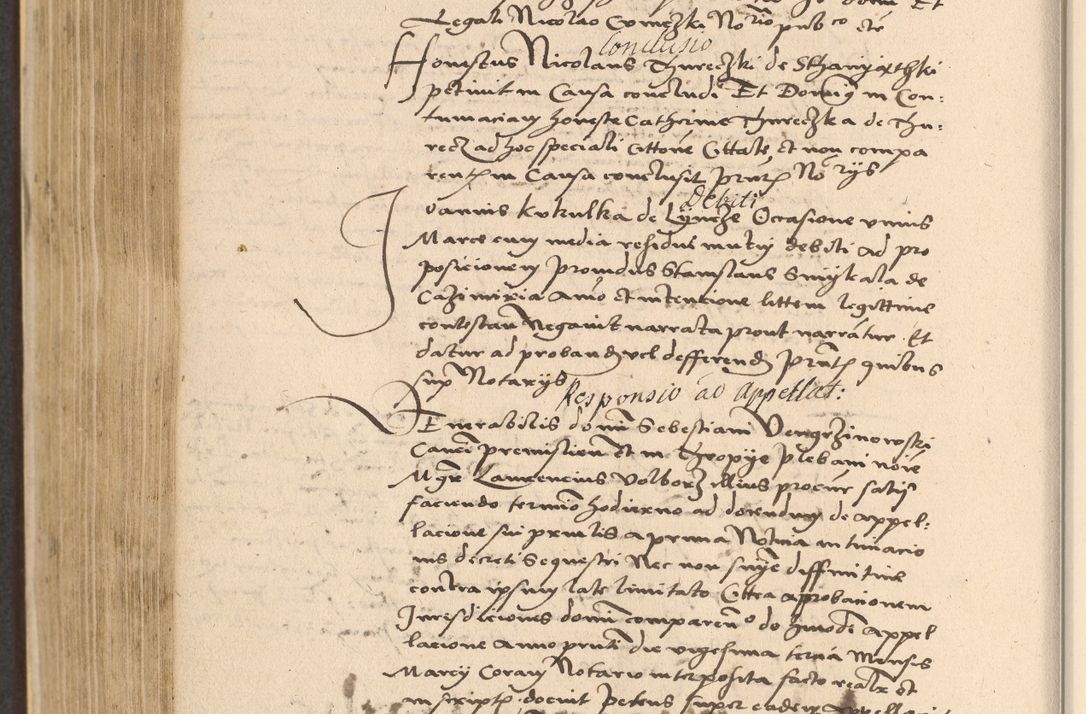 Zdjęcie nr 658 dla obiektu archiwalnego: Acta actorum coram reverendo patre domino Nicolao Bedlenski scholastico vicarioque in spiritualibus gernerali Cracoviensi ad annum Domini millesimum quingentesimum tricesimum septimum, cuius indicio est decima, pontificatus sanctissimi in Christo patris et domini nostri domini Pauli divina providencia papr tercii, anno tercio, feliciter continuantur