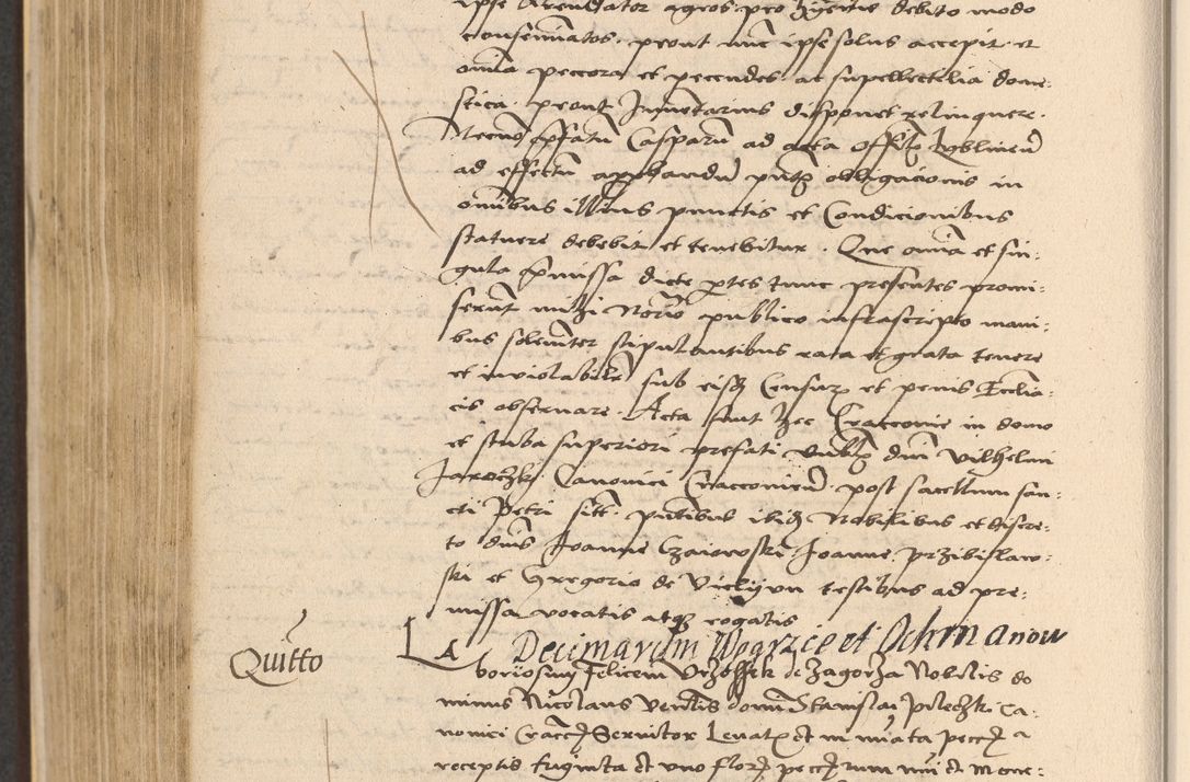Zdjęcie nr 656 dla obiektu archiwalnego: Acta actorum coram reverendo patre domino Nicolao Bedlenski scholastico vicarioque in spiritualibus gernerali Cracoviensi ad annum Domini millesimum quingentesimum tricesimum septimum, cuius indicio est decima, pontificatus sanctissimi in Christo patris et domini nostri domini Pauli divina providencia papr tercii, anno tercio, feliciter continuantur